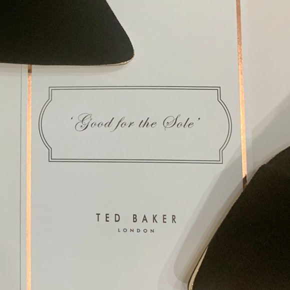 Ted Baker, Black Suede Pumps, Size 38 (7-7.5) - Picture 5 of 6